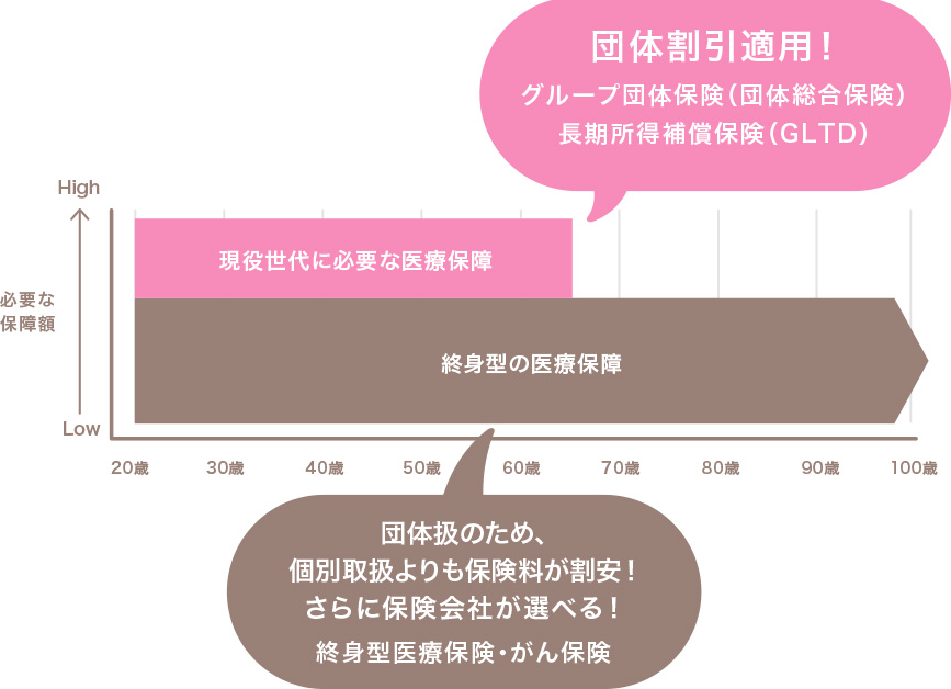 医療保障部分（イメージ）