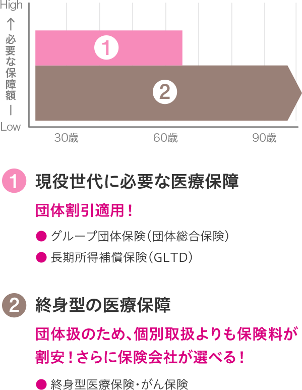 医療保障部分（イメージ）